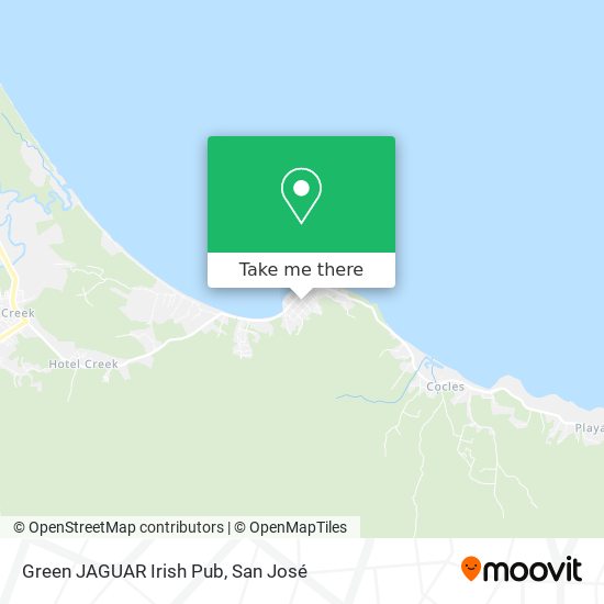 Mapa de Green JAGUAR Irish Pub