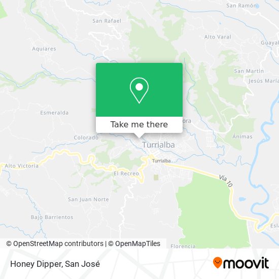 Mapa de Honey Dipper