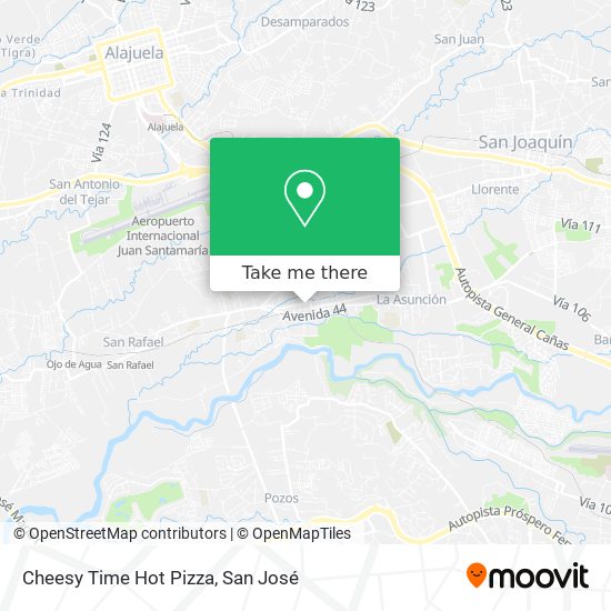 Cheesy Time Hot Pizza map