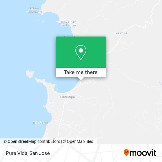 Mapa de Pura Vida
