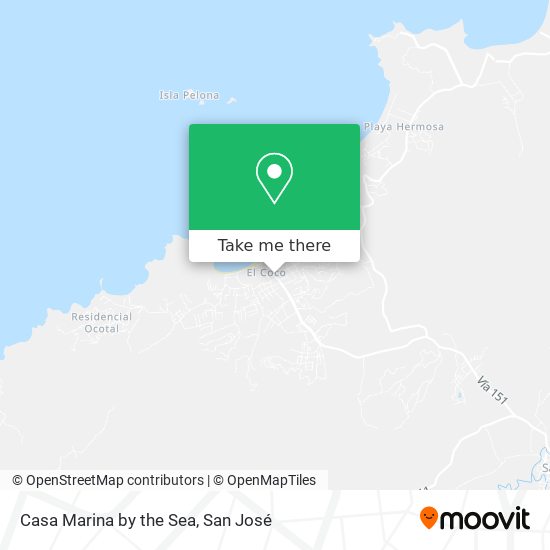 Mapa de Casa Marina by the Sea