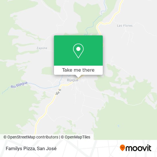 Familys Pizza map