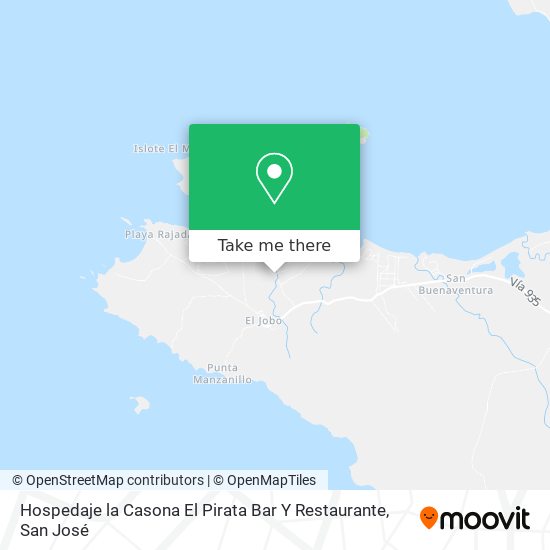 Hospedaje la Casona El Pirata Bar Y Restaurante map
