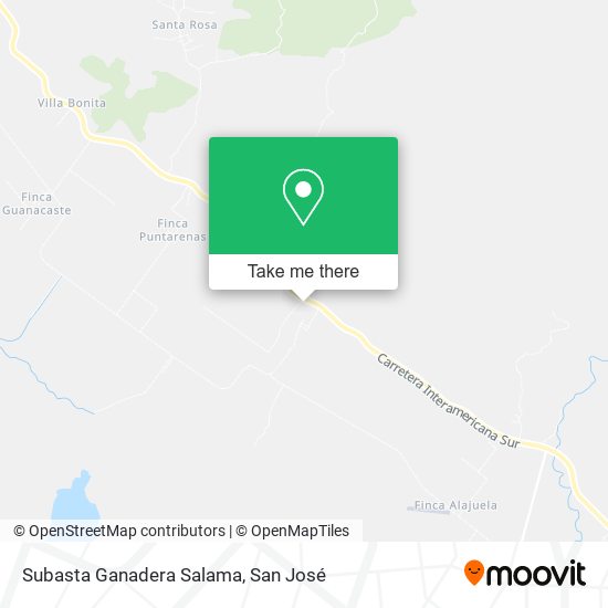 Subasta Ganadera Salama map