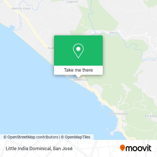 Little India Dominical map
