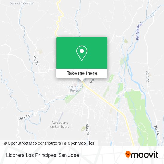 Licorera Los Principes map