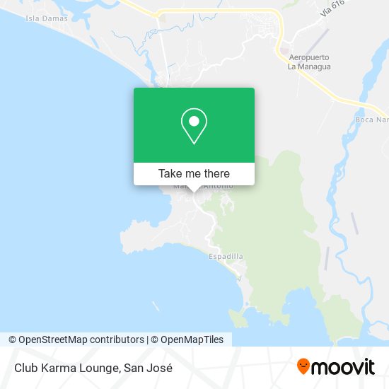Mapa de Club Karma Lounge