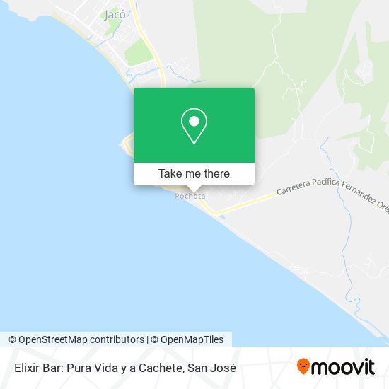 Elixir Bar: Pura Vida y a Cachete map