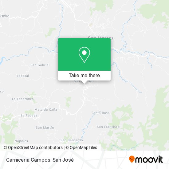 Mapa de Carniceria Campos