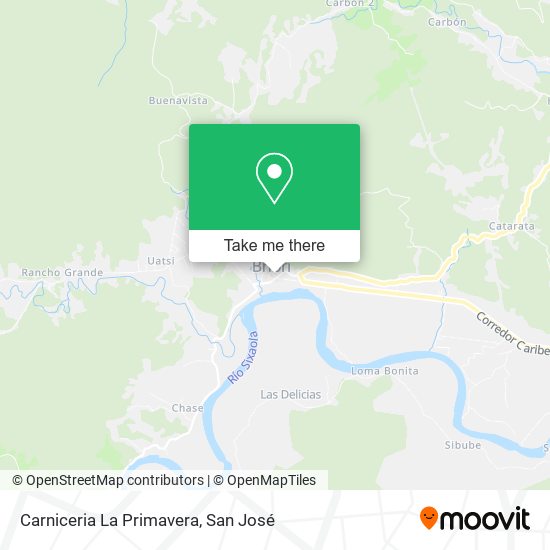 Mapa de Carniceria La Primavera