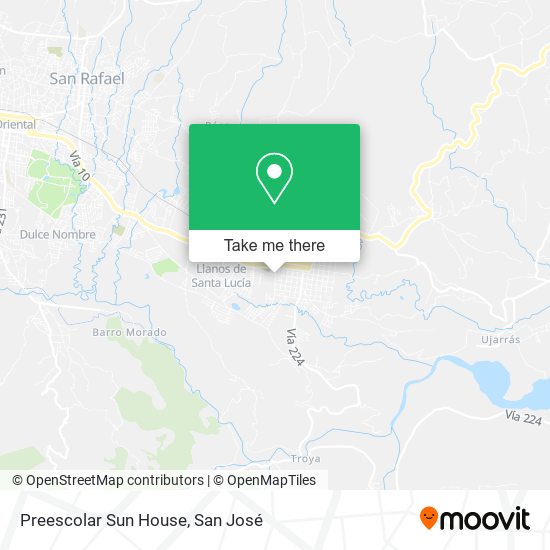 Preescolar Sun House map