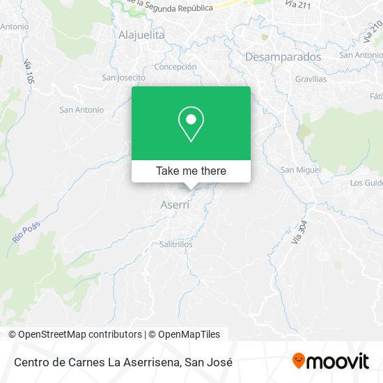 Centro de Carnes La Aserrisena map