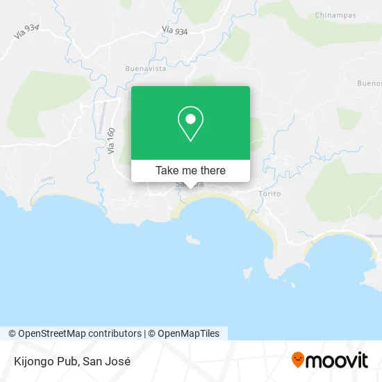 Kijongo Pub map