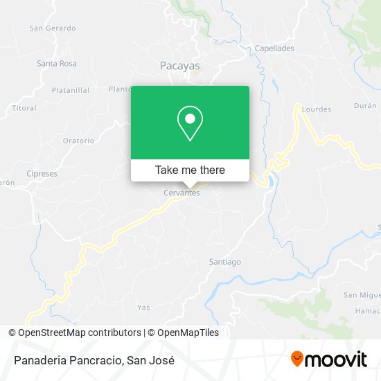 Panaderia Pancracio map