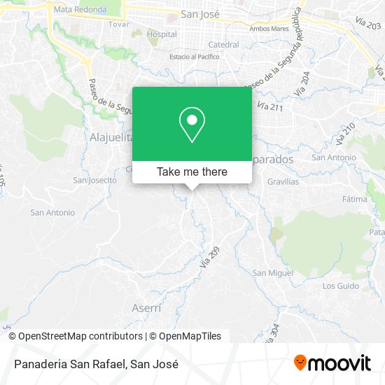 Panaderia San Rafael map