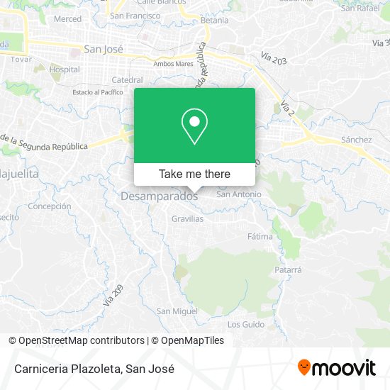 Mapa de Carniceria Plazoleta