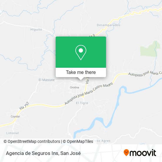 Agencia de Seguros Ins map