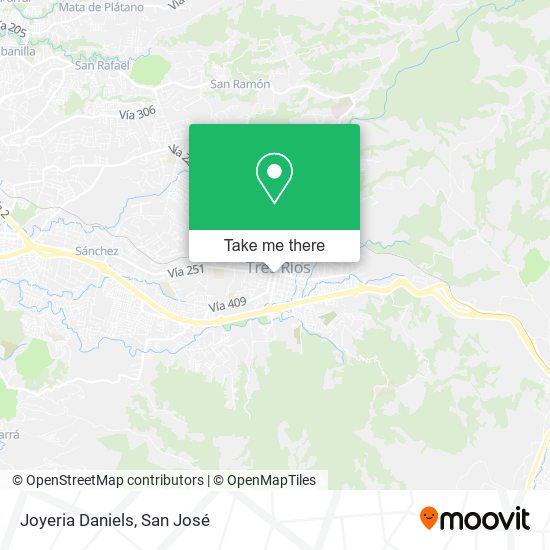 Mapa de Joyeria Daniels
