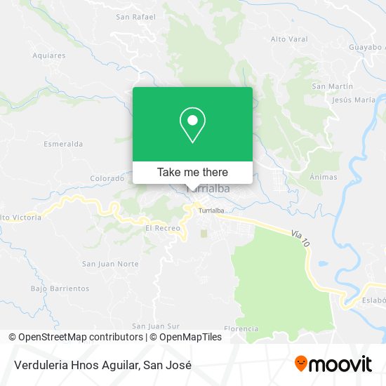 Verduleria Hnos Aguilar map