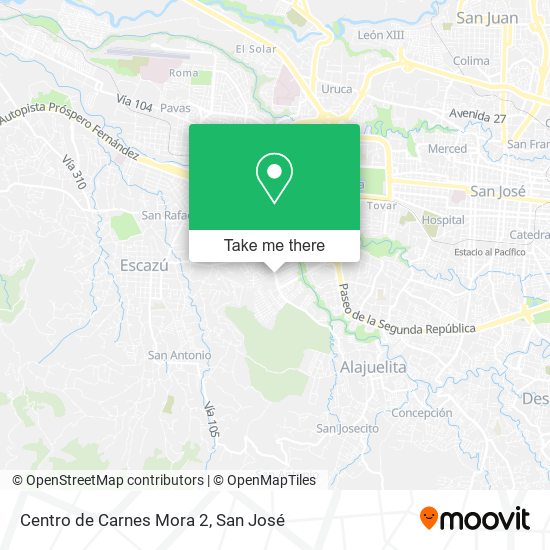 Centro de Carnes Mora 2 map