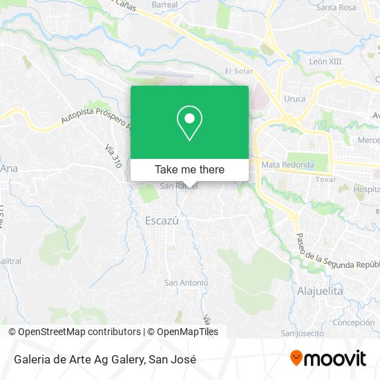 Galeria de Arte Ag Galery map