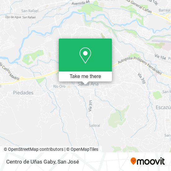 Centro de Uñas Gaby map