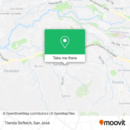 Tienda Softech map