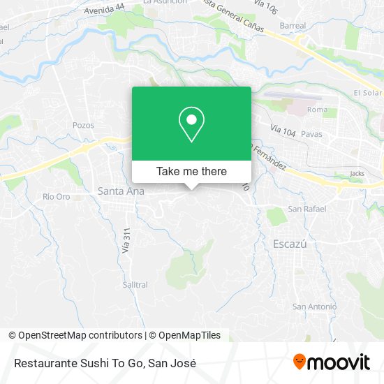 Restaurante Sushi To Go map
