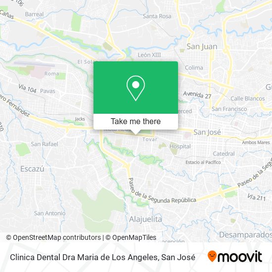 Clinica Dental Dra Maria de Los Angeles map