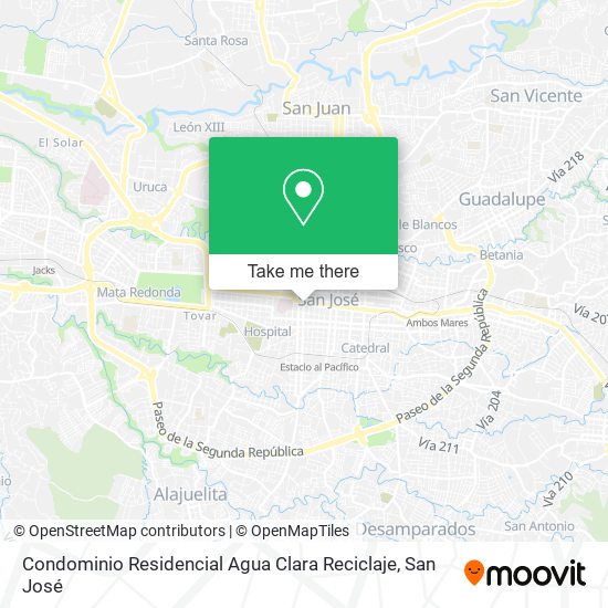 Condominio Residencial Agua Clara Reciclaje map