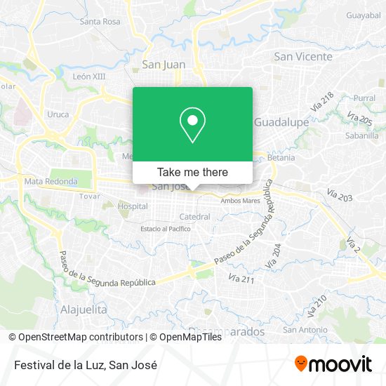 Festival de la Luz map
