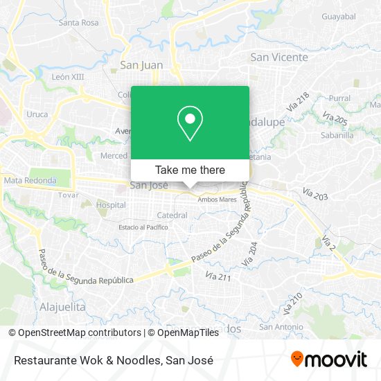Restaurante Wok & Noodles map