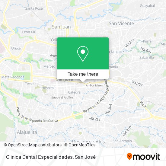 Clinica Dental Especialidades map