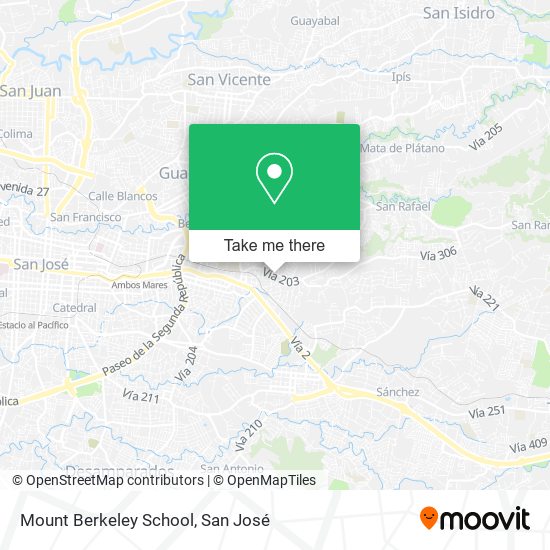Mount Berkeley School map
