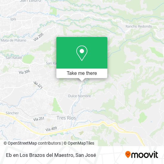 Eb en Los Brazos del Maestro map