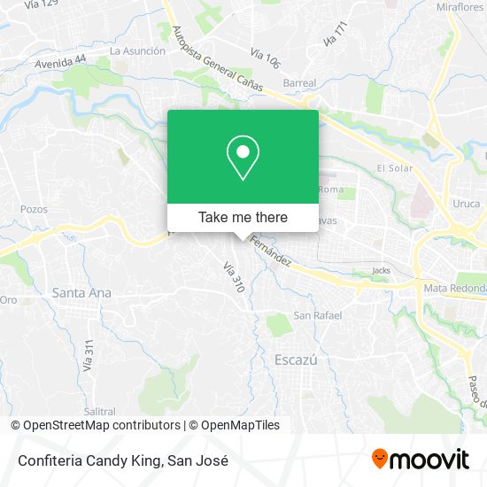 Mapa de Confiteria Candy King