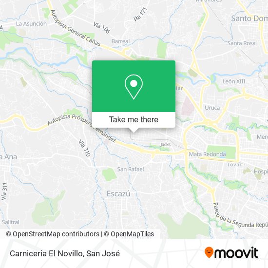 Mapa de Carniceria El Novillo