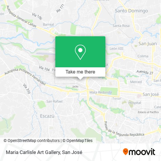 Mapa de Maria Carlisle Art Gallery