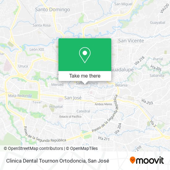 Clinica Dental Tournon Ortodoncia map