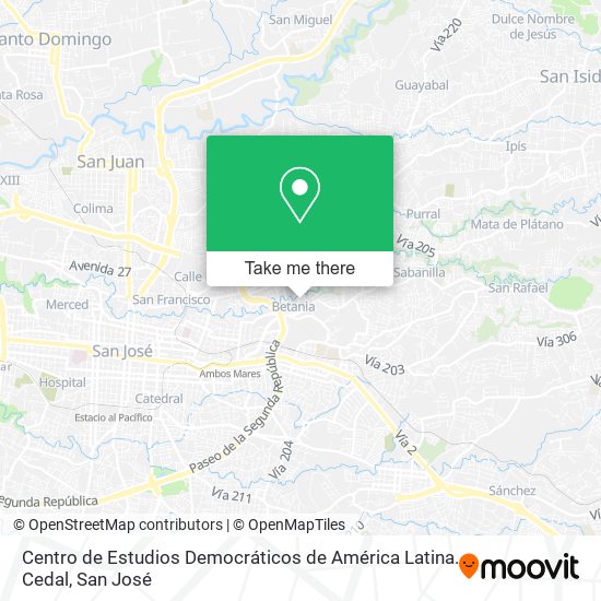 Mapa de Centro de Estudios Democráticos de América Latina. Cedal