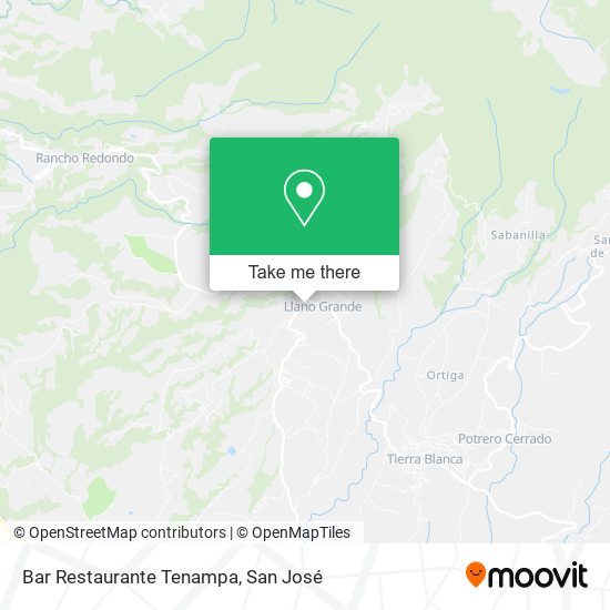 Bar Restaurante Tenampa map
