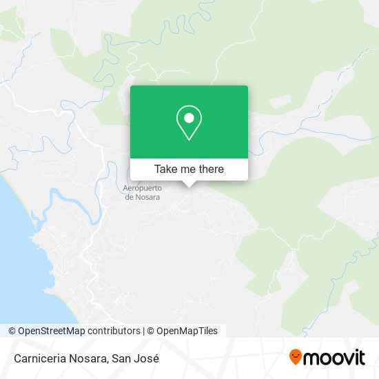 Mapa de Carniceria Nosara