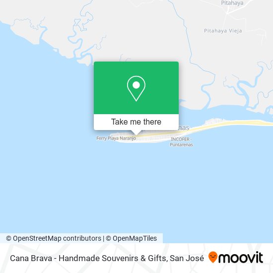Mapa de Cana Brava - Handmade Souvenirs & Gifts