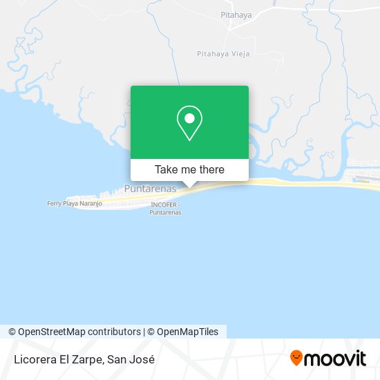 Mapa de Licorera El Zarpe