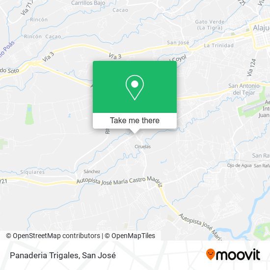 Panaderia Trigales map