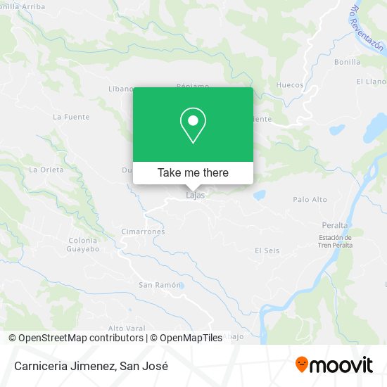 Mapa de Carniceria Jimenez
