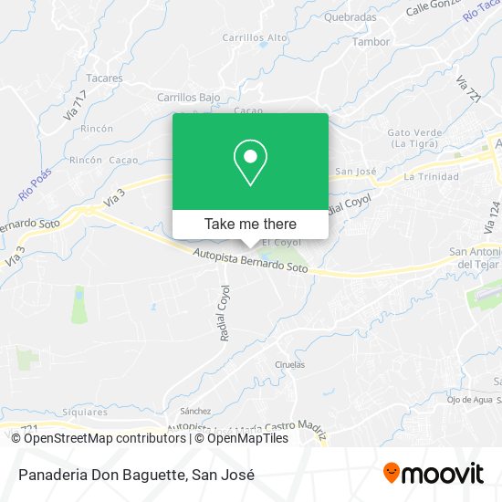 Panaderia Don Baguette map