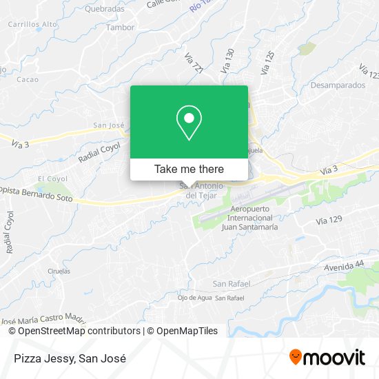 Pizza Jessy map