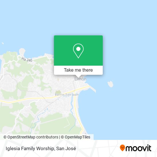 Iglesia Family Worship map