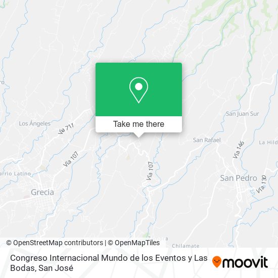 Congreso Internacional Mundo de los Eventos y Las Bodas map